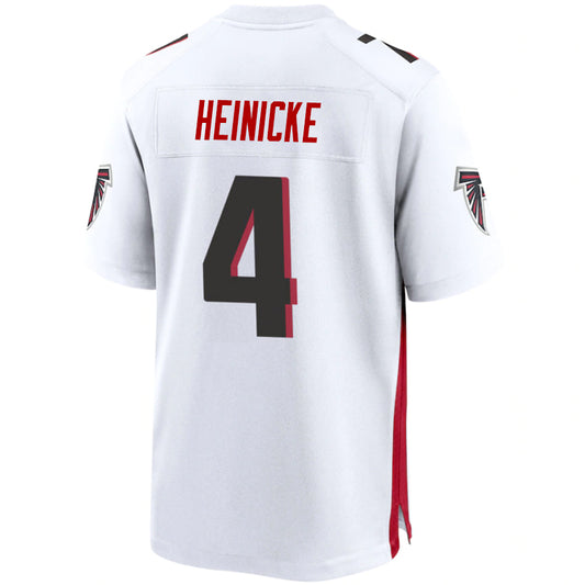 A.Falcons #4 Taylor Heinicke White Stitched Player Vapor Game Football Jerseys