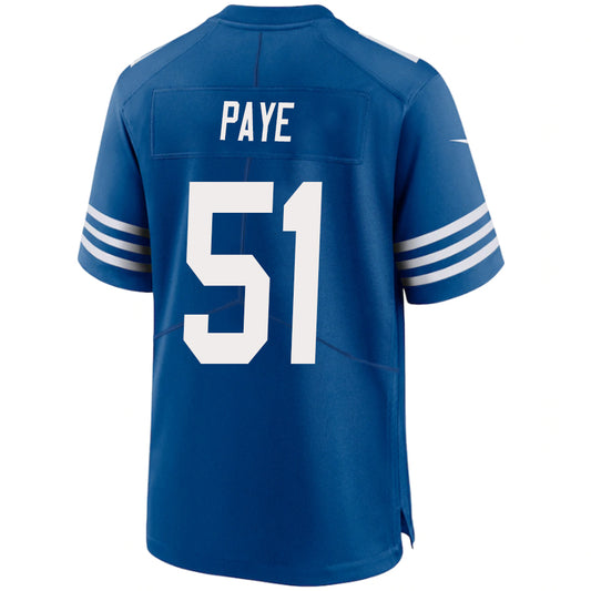 I.Colts #51 Kwity Paye Royal Stitched Player Elite Football Jerseys