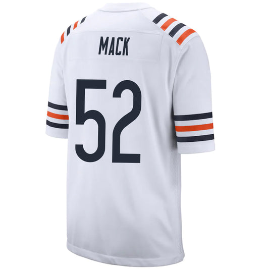 C.Bears #52 Khalil Mack White Stitched Player Vapor Elite Football Jerseys