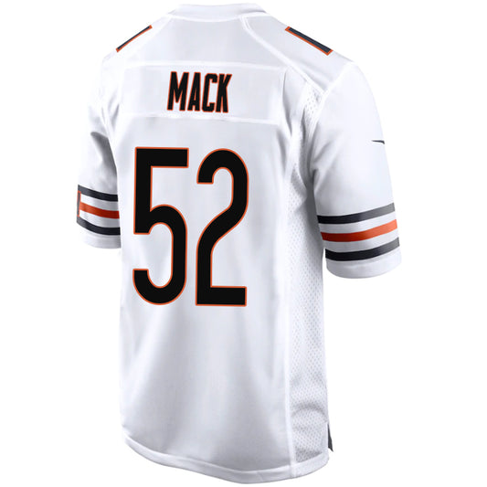 C.Bears #52 Khalil Mack White Stitched Player Vapor Game Football Jerseys