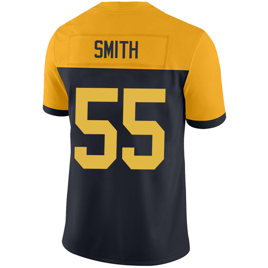 GB.Packer #55 Za'Darius Smith Navy Stitched Player Game Football Jerseys