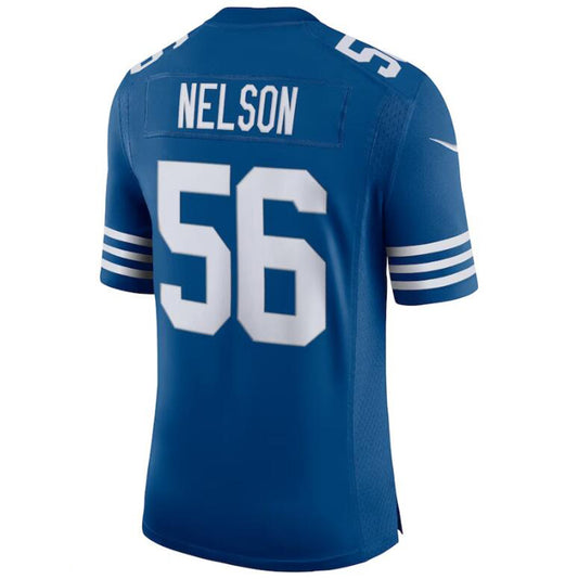 I.Colts #56 Quenton Nelson Royal Stitched Player Vapor Elite Football Jerseys