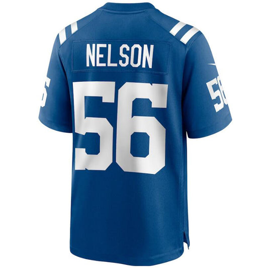 I.Colts #56 Quenton Nelson Royal Stitched Player Game Football Jerseys