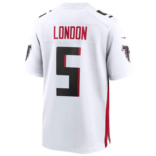 A.Falcons #5 Drake London Jersey White Stitched Player Game Football Jerseys