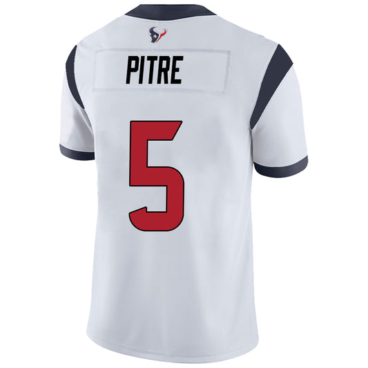 H.Texans #5 Jalen Pitre White Stitched Player Game Football Jerseys