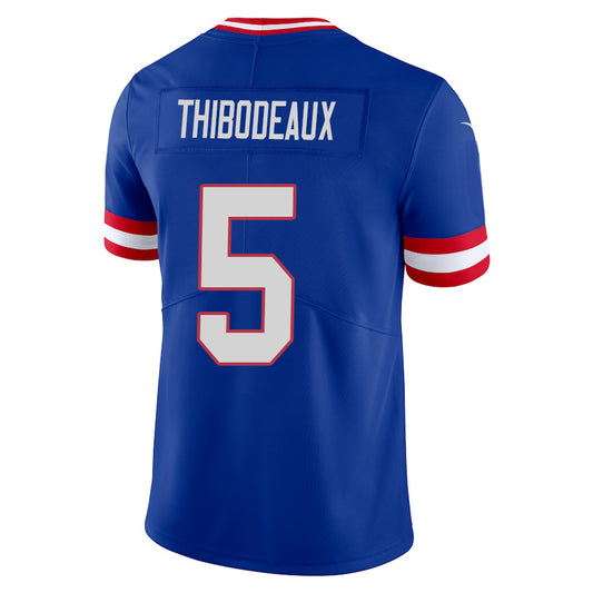 NY.Giants #5 Kayvon Thibodeaux Royal Stitched Player Vapor Game Football Jerseys