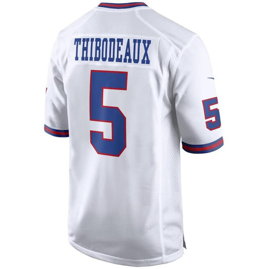 NY.Giants #5 Kayvon Thibodeaux White Stitched Player Alternate Game Football Jerseys
