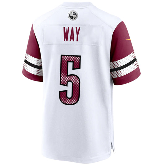 W.Commanders #5 Tress Way White Alternate Legend Jersey Stitched American Football Jerseys