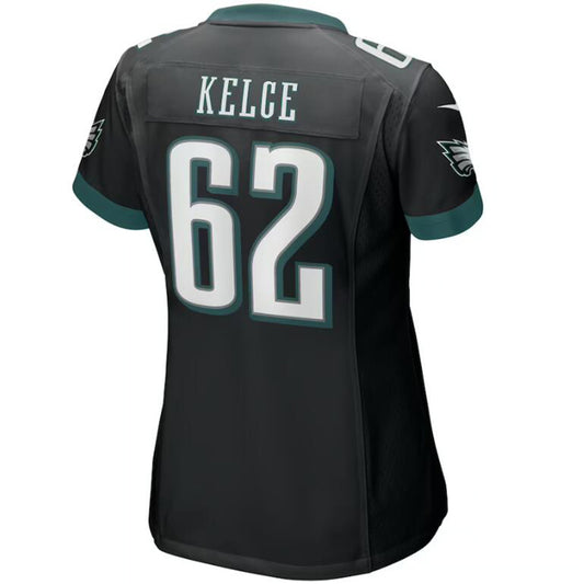 P.Eagles #62 Jason Kelce Black Stitched Player Vapor Game Football Jerseys