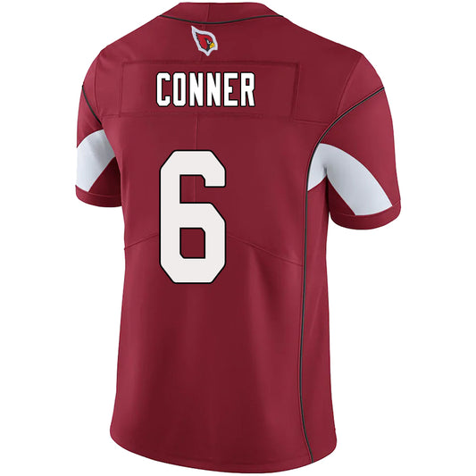 A.Cardinal 6# James Conner Jersey Red Stitched Player Vapor Game Football Jerseys