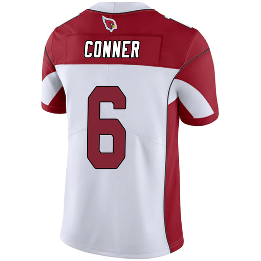 A.Cardinal 6# James Conner Jersey White Stitched Player Vapor Game Football Jerseys