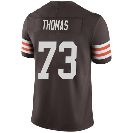 C.Browns #73 Joe Thomas Brown Stitched Player Game Football Jerseys