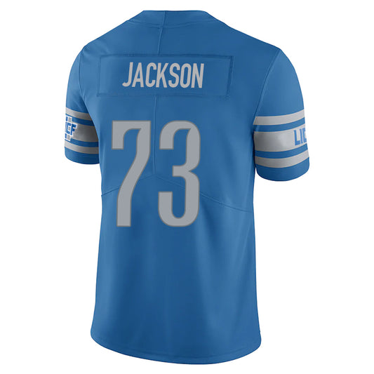 D.Lions #73 Jonah Jackson Blue Stitched Player Vapor Game Football Jerseys