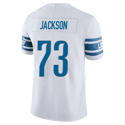 D.Lions #73 Jonah Jackson White Stitched Player Vapor Game Football Jerseys