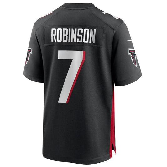 A.Falcons #7 Bijan Robinson Jersey Black Stitched Player Game Football Jerseys