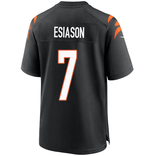 C.Bengals #7 Boomer Esiason Black Stitched Player Vapor Elite Football Jerseys