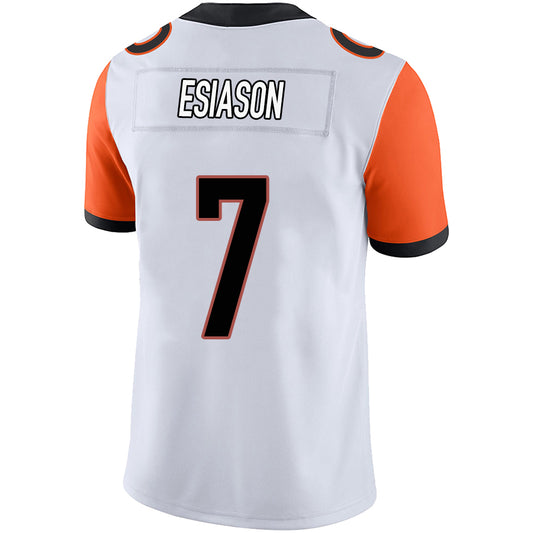C.Bengals #7 Boomer Esiason White Stitched Player Game Football Jerseys