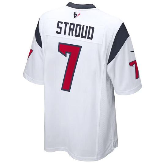 H.Texans #7 C.J. Stroud White Stitched Player Game Football Jerseys