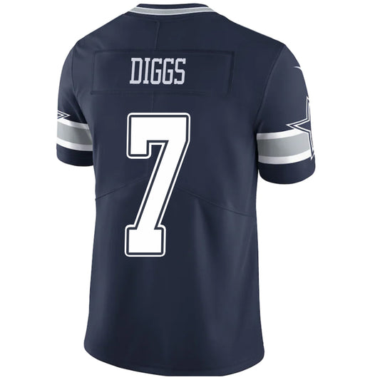 D.Cowboys #7 Trevon Diggs Navy Stitched Player Game Football Jerseys