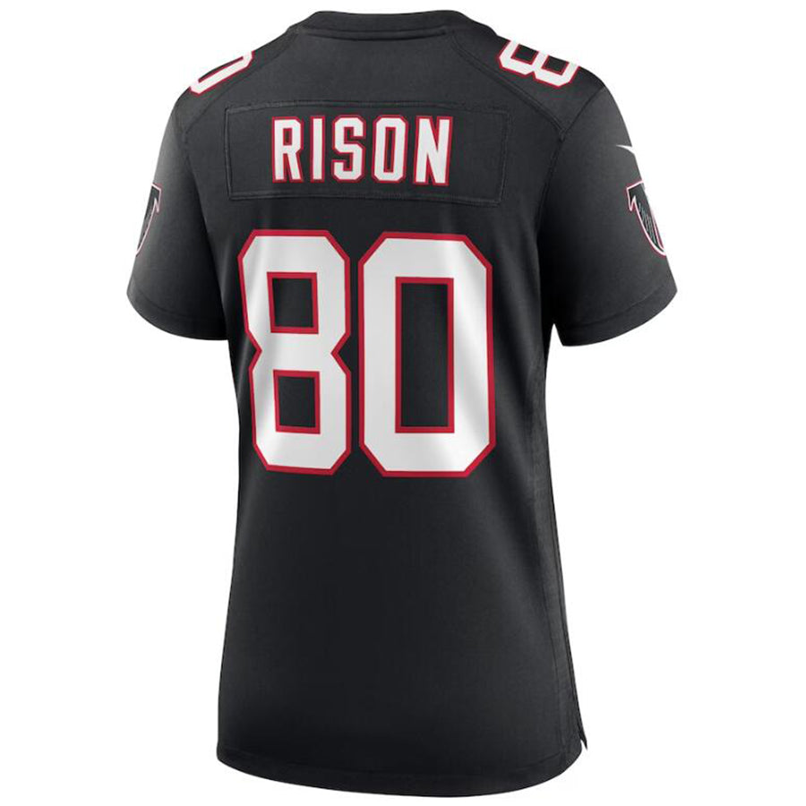 A.Falcons #80 Andre Rison Black Stitched Player Vapor Game Football Jerseys