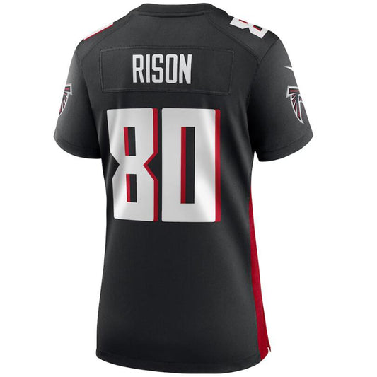 A.Falcons #80 Andre Rison Black Stitched Player Game Football Jerseys