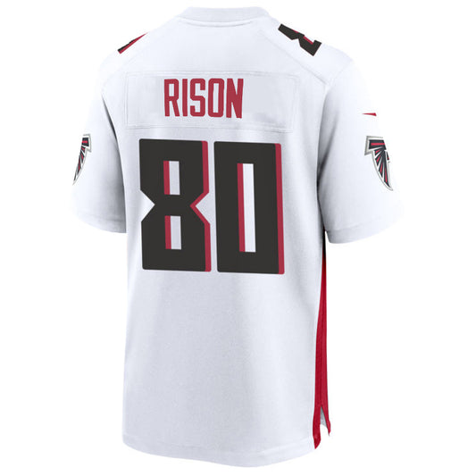 A.Falcons #80 Andre Rison White Stitched Player Game Football Jerseys