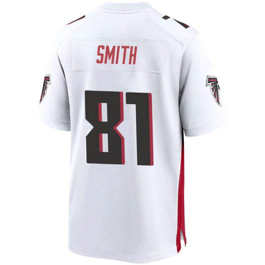 A.Falcons #81 Jonnu Smith White Stitched Player Vapor Game Football Jerseys
