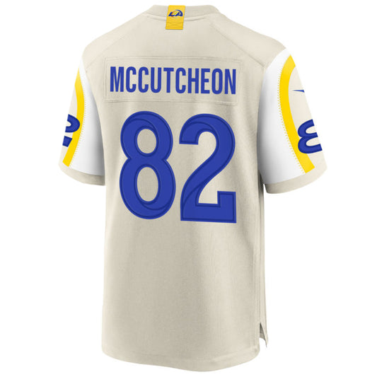 LA.Rams #82 Lance McCutcheon Bone Stitched Player Vapor Game Football Jerseys