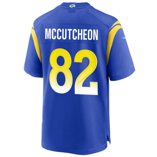LA.Rams #82 Lance McCutcheon Royal Stitched Player Vapor Game Football Jerseys