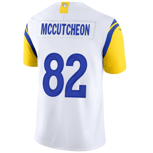 LA.Rams #82 Lance McCutcheon White Stitched Player Vapor Game Football Jerseys