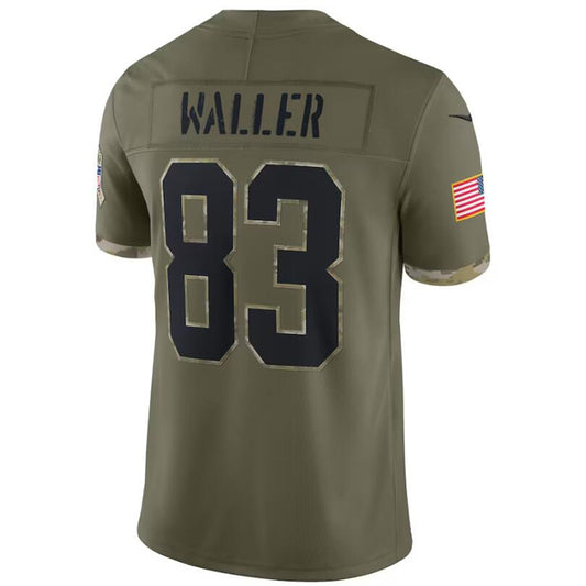 LV.Raiders #83 Darren Waller Olive 2022 Salute To Service Limited Player Football Jerseys
