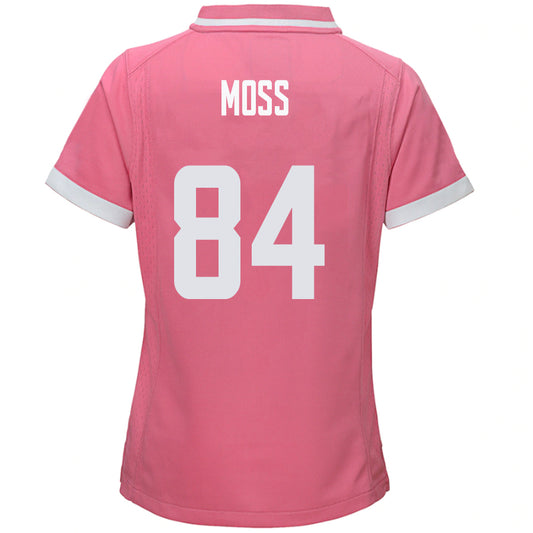 M.Vikings #84 Randy Moss Pink Stitched Player Game Football Jerseys