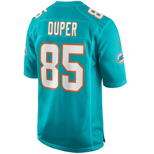 M.Dolphins #85 Mark Duper Aqua Stitched Player Game Football Jerseys