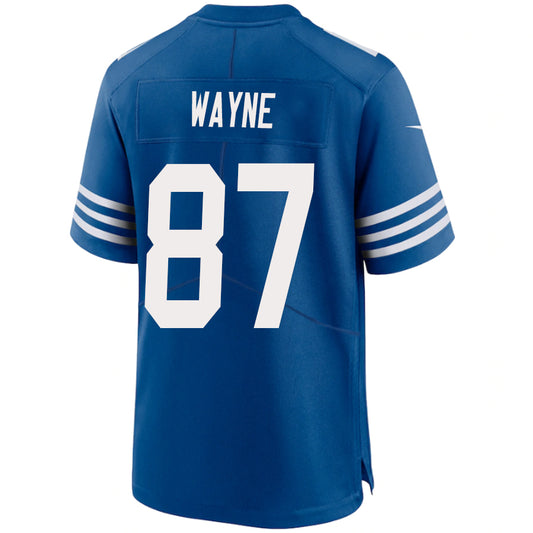 I.Colts #87 Reggie Wayne Royal Stitched Player Elite Football Jerseys