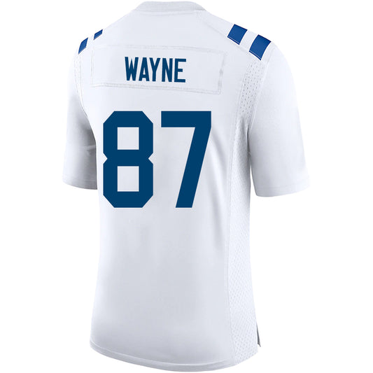 I.Colts #87 Reggie Wayne White Stitched Player Vapor Game Football Jerseys