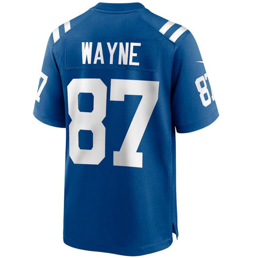 I.Colts #87 Reggie Wayne Royal Stitched Player Vapor Game Football Jerseys