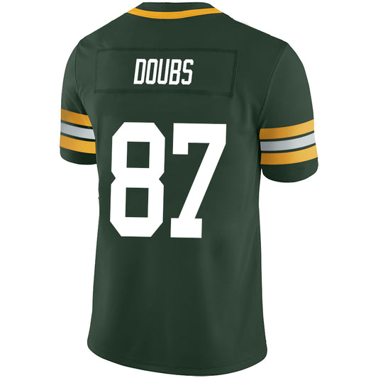GB.Packer #87 Romeo Doubs Green Stitched Player Game Football Jerseys