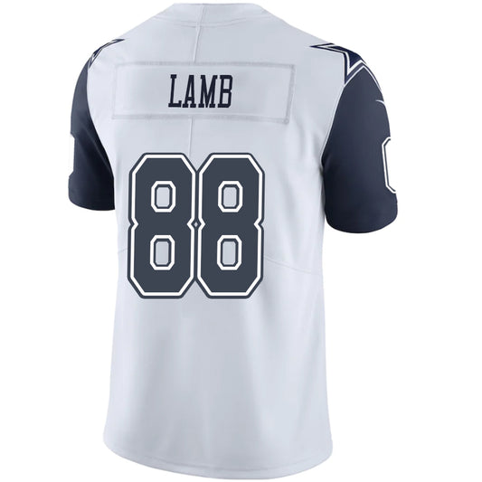 D.Cowboys #88 CeeDee Lamb white Stitched Player Vapor Game Football Jerseys