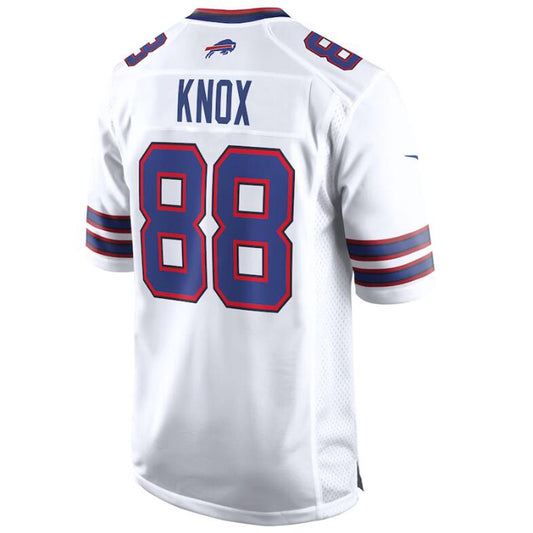B.Bills #88 Dawson Knox White Stitched Player Game Football Jerseys