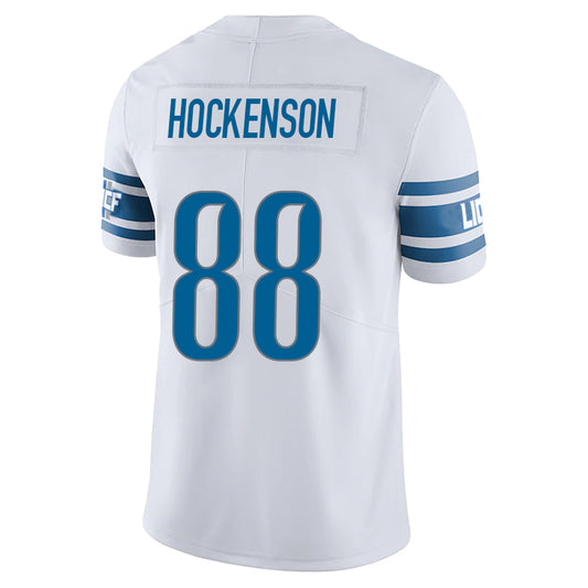D.Lions #88 T.J. Hockenson White Stitched Player Vapor Game Football Jerseys