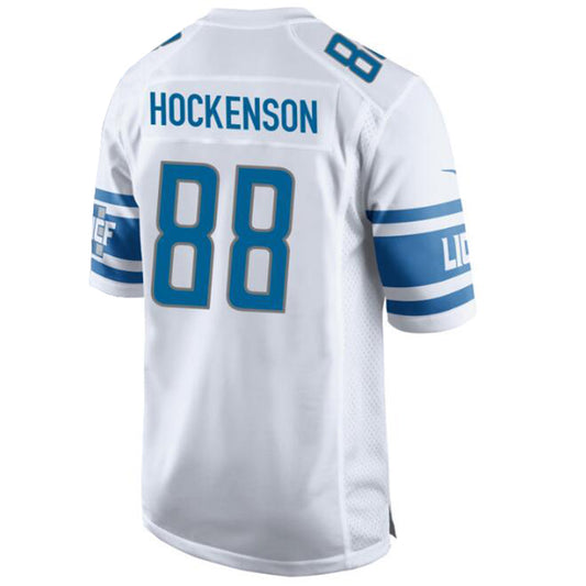 D.Lions #88 T.J.Hockenson White Stitched Player Game Football Jerseys