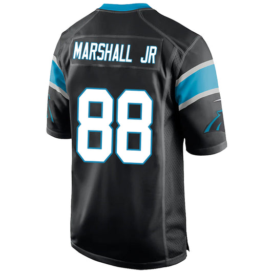 C.Panthers #88 Terrace Marshall Jr Black Stitched Player Game Football Jerseys