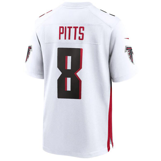 A.Falcons #8 Kyle Pitts Jersey White Stitched Player Game Football Jerseys
