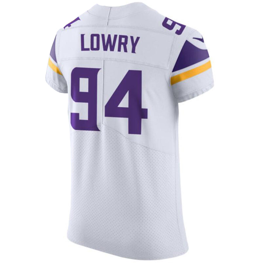 M.Vikings #94 Dean Lowry White Stitched Player Vapor Elite Football Jerseys