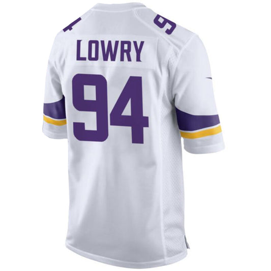 M.Vikings #94 Dean Lowry White Stitched Player Vapor Game Football Jerseys
