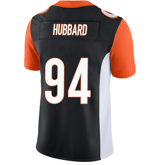 C.Bengals #94 Sam Hubbard Black Stitched Player Game Football Jerseys