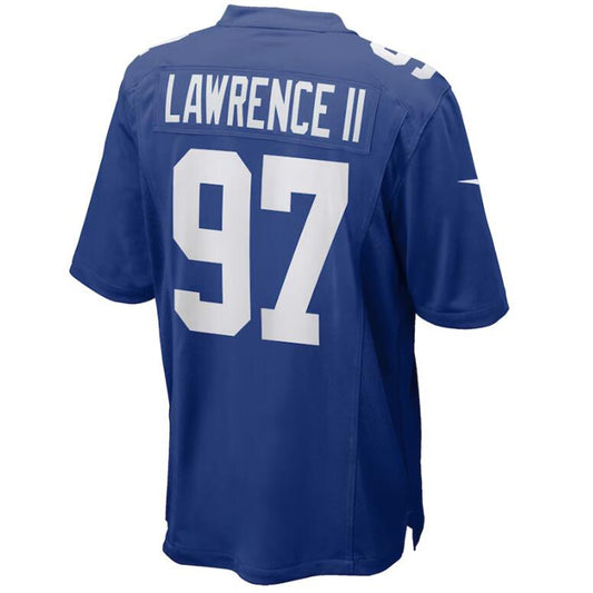 NY.Giants #97 Dexter Lawrence II Royal Stitched Player Game Football Jerseys