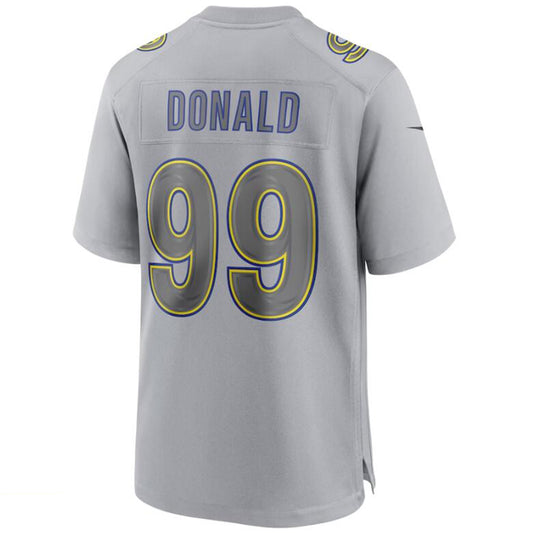 LA.Rams #99 Aaron Donald Gray Stitched Player Game Football Jerseys