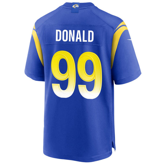 LA.Rams #99 Aaron Donald Royal Stitched Player Vapor Game Football Jerseys