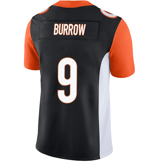 C.Bengals #9 Joe Burrow Black Stitched Player Game Football Jerseys